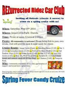 REZurrected Ridez "Spring Fever" Candy Cruise @ Jonas Circle Park | Hobart | Wisconsin | United States