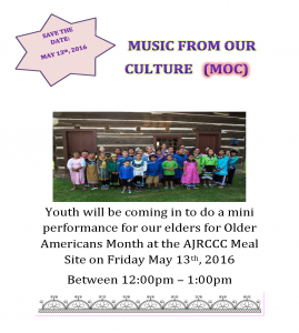 Music from Our Culture Performance @ Elder Services Congregate Meal Site | Hobart | Wisconsin | United States