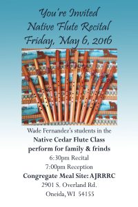 Native Cedar Flute recital @ Congregate Meal Site: Anna John Residential Centered Care Community (AJRCCC)
