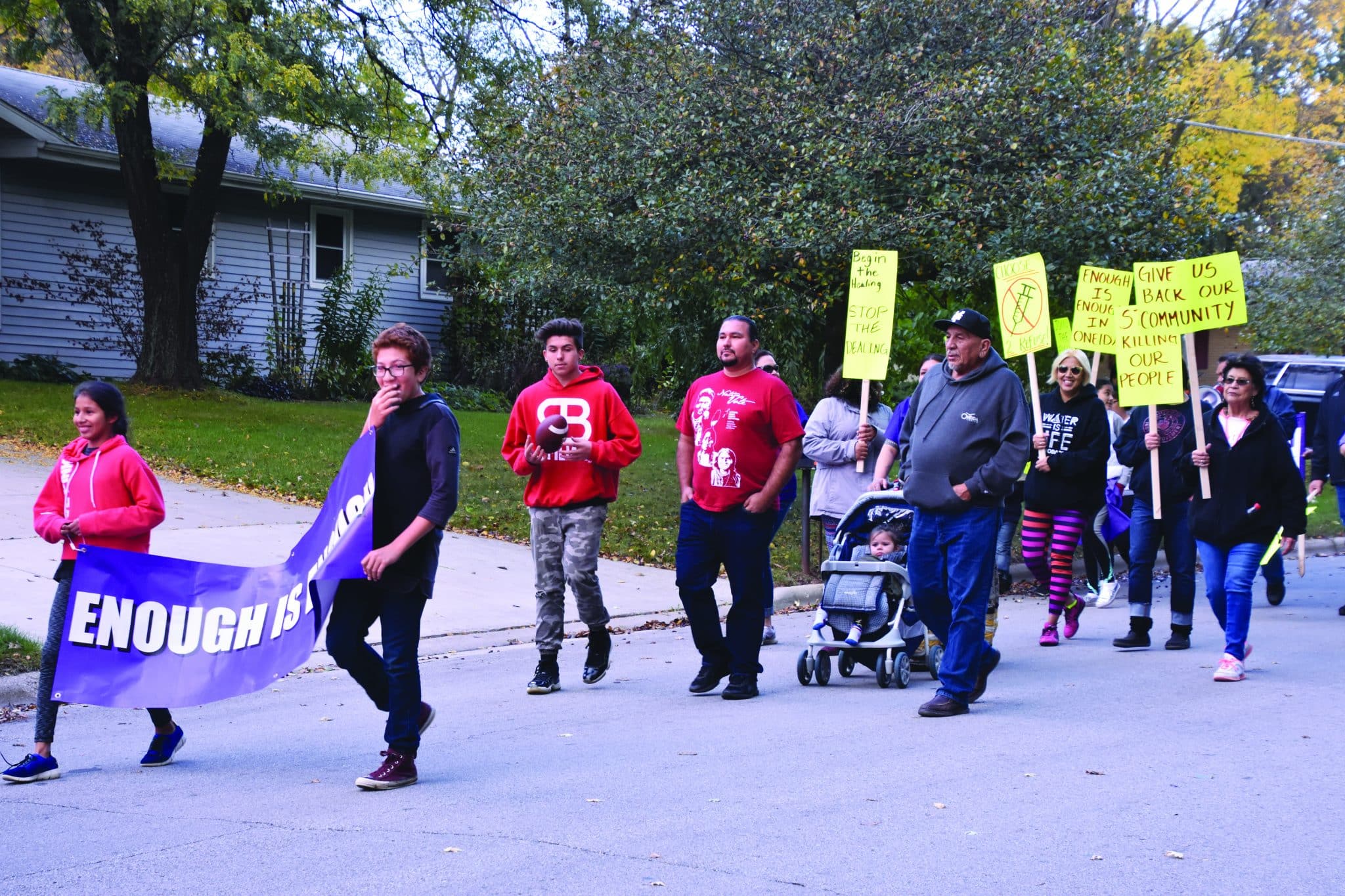 Oneida Movement Oneida Nation | ‘Enough is Enough’ movement attempts to tackle opioid ...