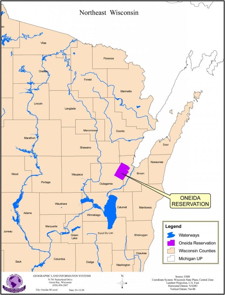 Oneida Nation Geographic Information Systems