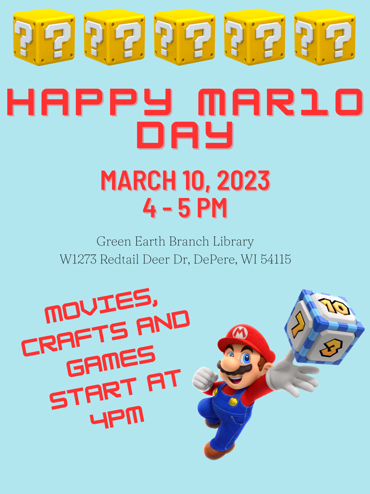 Mario Day Poster