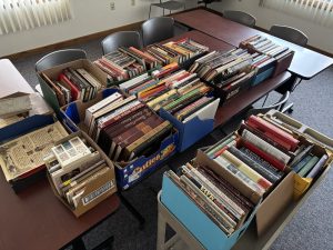 Donated books from Richard