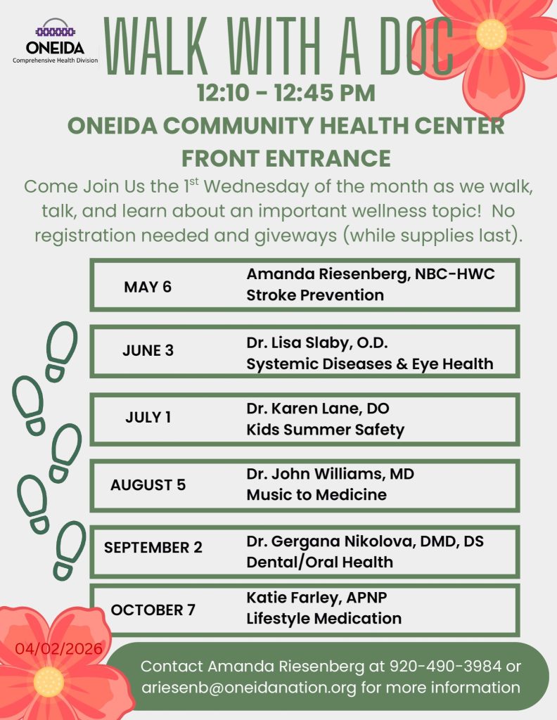 Walk With A Doc - Dr. Slaby Systemic Diseases & Eye Health
